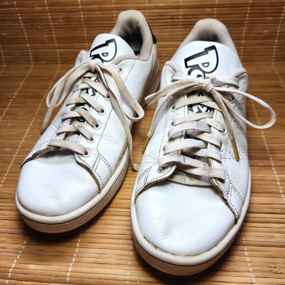 Adidas Advantage Pokemon Sneakers White Leather Trainers FW6670 Mens Size 9.5 - Picture 1 of 16